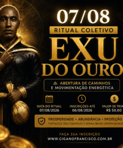 🔱 RITUAL COLETIVO EXU DO OURO - AGOSTO 2026🔱