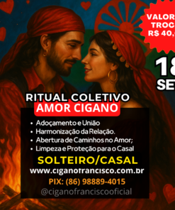 💕 RITUAL COLETIVO: AMOR CIGANO 💕