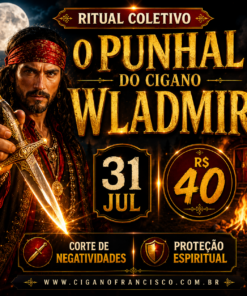 RITUAL COLETIVO: PUNHAL DO CIGANO WLADIMIR