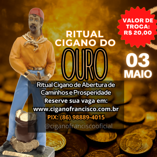 ✨ RITUAL COLETIVO DO CIGANO DO OURO ✨