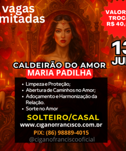 RITUAL CALDEIRÃO DO AMOR COM MARIA PADILHA