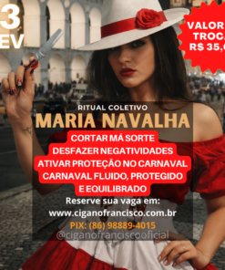 RITUAL DE MARIA NAVALHA – SEXTA-FEIRA 13